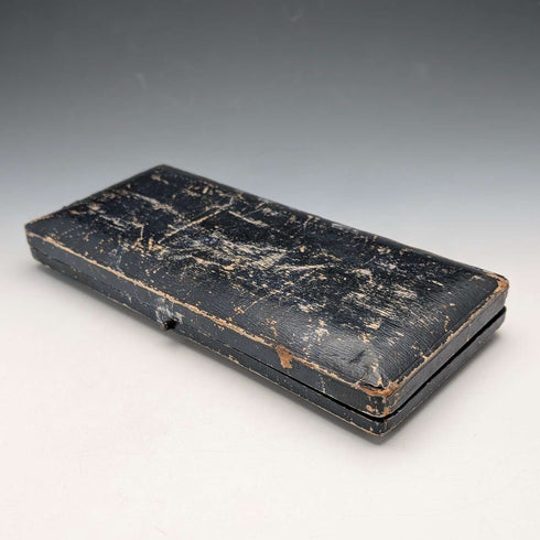 1903年 英国古董 纯银手柄 鞋拔 纽扣钩 W J Myatt & Co