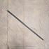 1953 British Vintage Black Shaft Sterling Silver Rondelle Handle Walking Stick, 81cm
