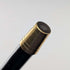1953 British Vintage Black Shaft Sterling Silver Rondelle Handle Walking Stick, 81cm