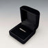 Vintage sterling silver cubic zirconia half eternity ring (size 11)