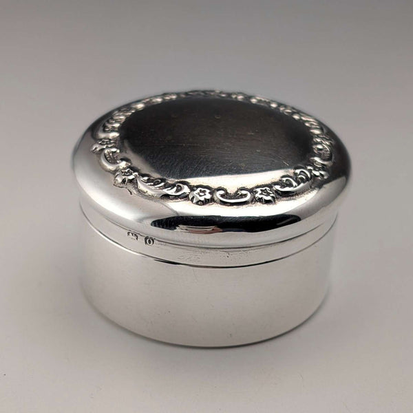 1914년 영국 앤틱 순은 필박스 21g Mappin&Webb
