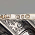 Vesta case de plata de ley antigua inglesa de 1895, 36 g, con moneda de 1919, Thomas Hayes