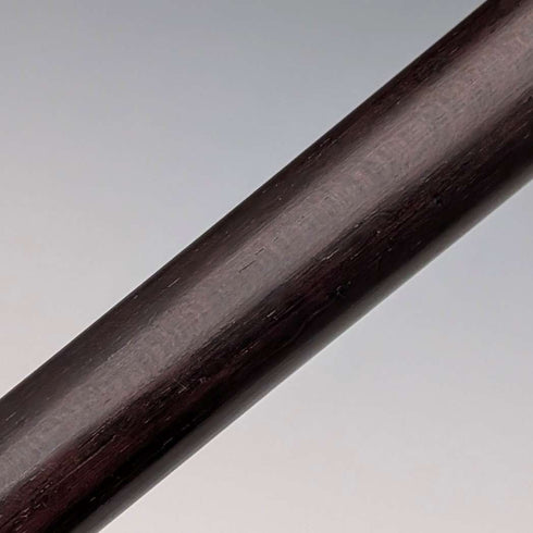 1880年 英国アンティーク ブラウンシャフト 純銀製ロンデルハンドル ステッキ 83cm