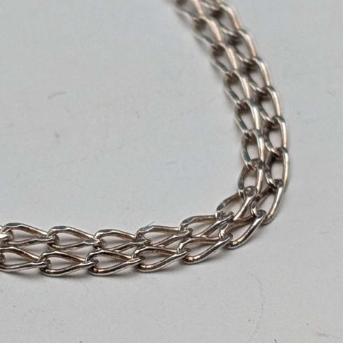 Colgante de lingote de plata de ley vintage británico de 1977 conmemorativo del Jubileo, con cadena de plata de ley, peso total 30,3 g