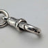 Cadena Albert de plata esterlina antigua inglesa de circa 1897, 46 g, con charm fob de nácar