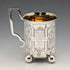 1858 British Antique Sterling Silver Mug, 148g, Joseph Angell II