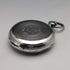 Reloj de bolsillo inglés antiguo de 1864, John Bennett, de cuerda con llave, caja de plata, esfera abierta, en buen estado de funcionamiento.