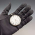 Reloj de bolsillo inglés antiguo de 1864, John Bennett, de cuerda con llave, caja de plata, esfera abierta, en buen estado de funcionamiento.