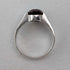 Vintage sterling silver smoky quartz ring (size 14)