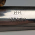 Pipa de fumar de espuma de mar, hecha en el Reino Unido en 1915, con talla a mano de figura femenina y ornamentos de plata de ley.
