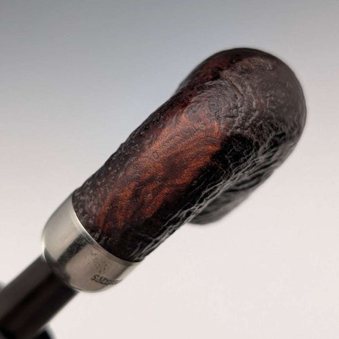 Pipa de fumar vintage Peterson System Standard 317 de Irlanda, acabado rústico