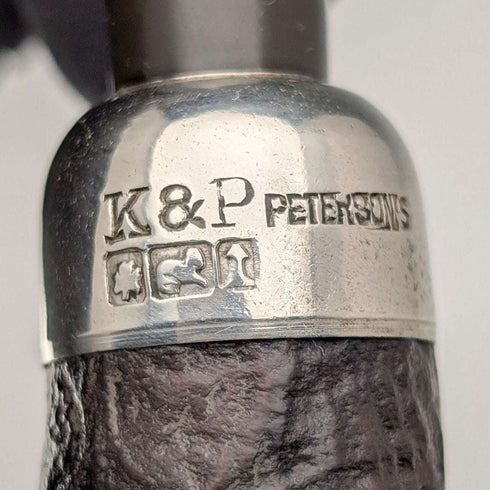 Pipa de fumar vintage Peterson System Standard 317 de Irlanda, acabado rústico