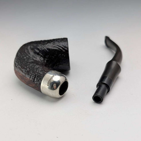 Pipa de fumar vintage Peterson System Standard 317 de Irlanda, acabado rústico