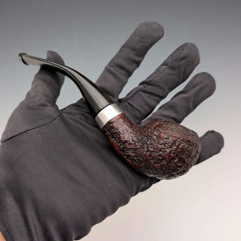 Vintage Irish Peterson Donegal Lockie sterling silver smoking pipe 999