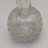 Pareja de jarrones pequeños de una sola flor, cristal tallado y plata de ley, antigüedades británicas de 1897