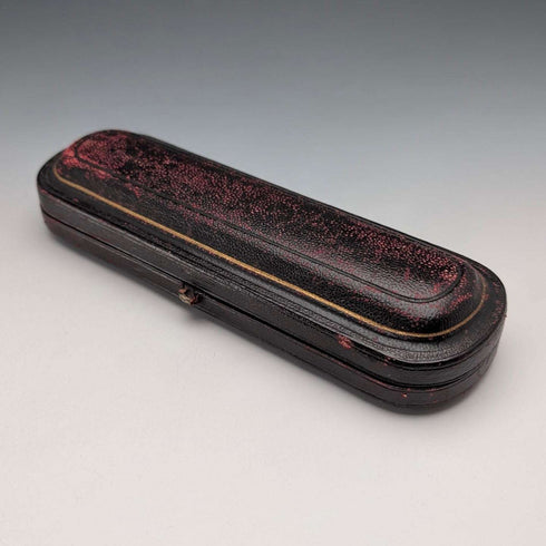 1890年 英国アンティーク 純銀製 クリスニングスプーン 24g Stokes&Ireland ケース入