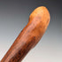 复古天然木登山杖,带皮质背带,124cm