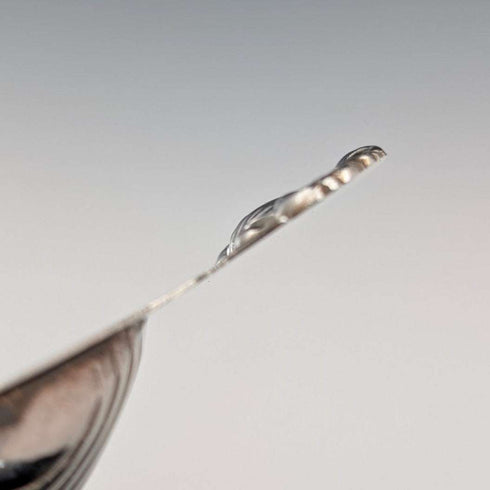 1982 British Vintage Sterling Silver Shell-Shaped Tea Caddy Spoon, 20g, William Adams Ltd.