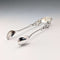 1894 British Antique Sterling Silver Sugar Tongs, 24g, GE Walton & Co. Ltd.