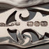 1894 British Antique Sterling Silver Sugar Tongs, 24g, GE Walton & Co. Ltd.