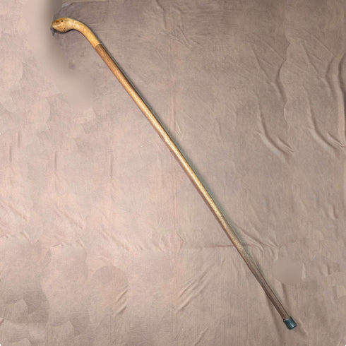 复古双色大号登山杖 145cm