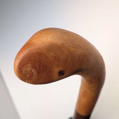 复古双色大号登山杖 145cm