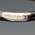 UK K9 White Gold Plain Ring (JP Size 14) B BROS