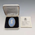 1970年 英國復古 Wedgwood 純銀和碧玉浮雕橢圓形胸針 附盒