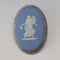 1970年 英國復古 Wedgwood 純銀和碧玉浮雕橢圓形胸針 附盒