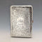 Estuche para tarjetas de plata de ley, estilo libro, fabricado en el Reino Unido en 1892, por Nathan & Hayes