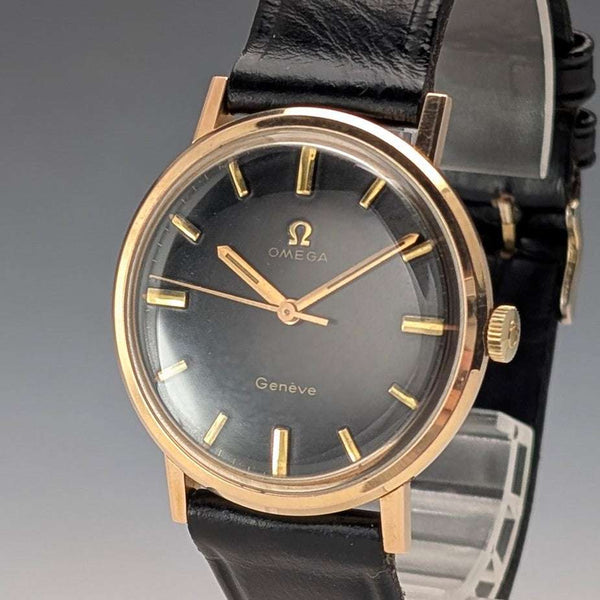 1970年頃 オメガ 紳士用 機械式腕時計 Ref131.019SP Cal.601 ブラックダイヤル 動作良好