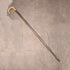 Vintage Long Walking Cane, Octagonal Shaft & Two-Tone Wood Handle, 133cm