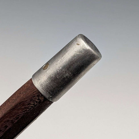 Vintage Long Walking Cane, Octagonal Shaft & Two-Tone Wood Handle, 133cm