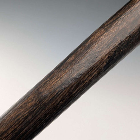 ヴィンテージ 極太エボナイズドシャフトライオン彫刻ハンドル 杖 130cm