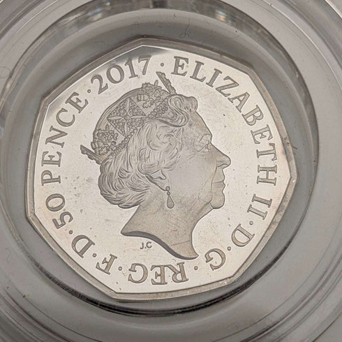United Kingdom Beatrix Potter 150th Anniversary "Tom Kitten" 50p Silver Proof Coin Royal Mint with Case and Certificate