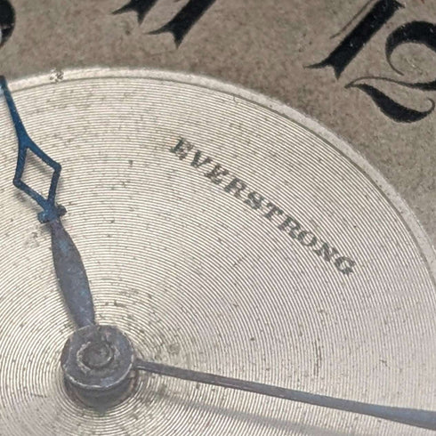 古董瑞士 EVERSTRONG 怀表 金质镀层 薄型开口式 运行良好