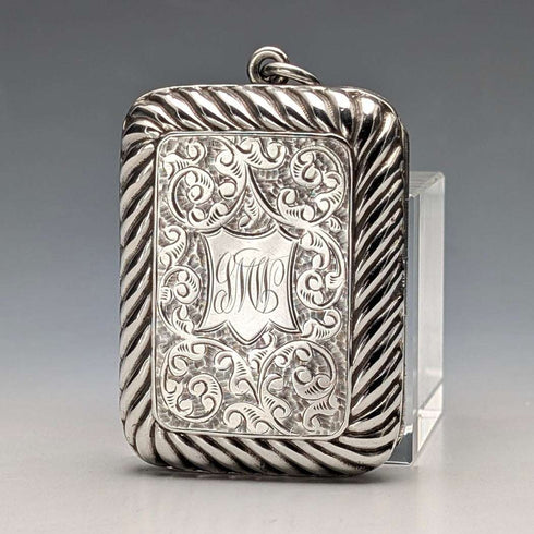 Vinagrera de plata de ley, antigüedad británica de 1891, 33 g, Hayes Brothers