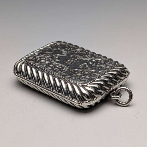 Vinagrera de plata de ley, antigüedad británica de 1891, 33 g, Hayes Brothers