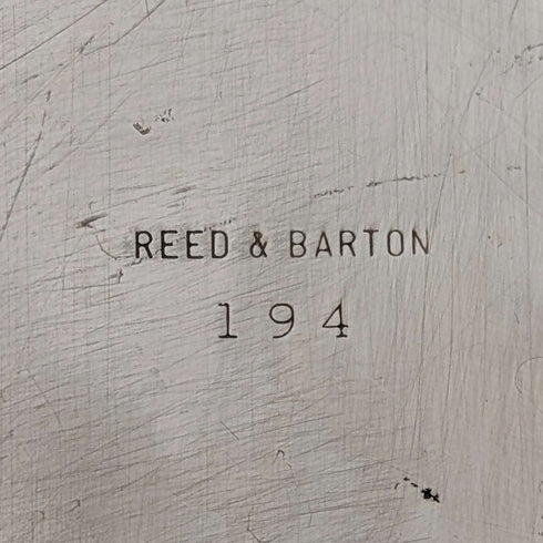 미국 빈티지 실버 플레이트 토끼 조각 액세서리 트레이 Reed&Barton