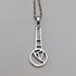 Colgante de plata de ley con rosa Mackintosh vintage británico, collar de plata de ley, con estuche
