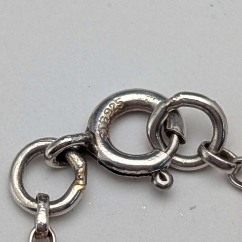 Colgante de plata de ley con rosa Mackintosh vintage británico, collar de plata de ley, con estuche