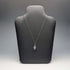 Vintage Purple Stone Sterling Silver Pendant with Sterling Silver Chain