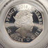 Moneda conmemorativa de plata de 50 peniques del 60.º aniversario de "Paddington Bear" del Reino Unido, con estuche y certificado de la Royal Mint