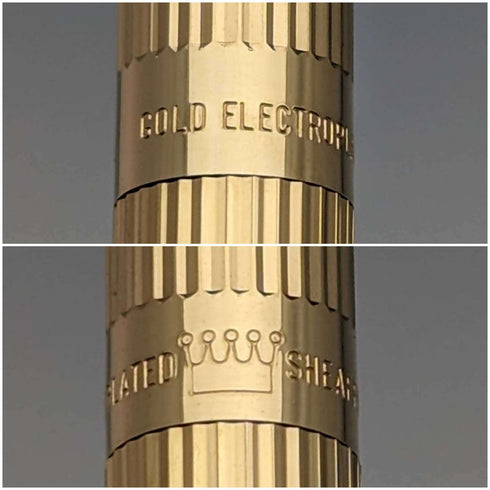 美国复古西华(Sheaffer)Targa 镀金自动铅笔,附原装笔盒