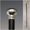 1926 British Vintage Men's Sterling Silver Round Handle Walking Stick 90cm
