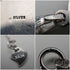 Vintage St. Christopher Sterling Silver Medal Pendant with Sterling Silver Necklace, Total 5.9g