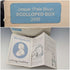 Vintage British Wedgwood Jasperware Round Lidded Box in Pale Blue with Box and Instructions