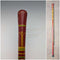 Vintage Men's Rondelle Handle Walking Stick Multicolor Painted Cane 93cm