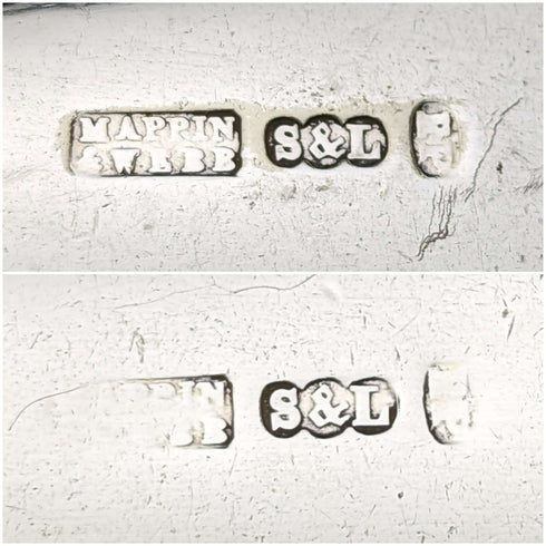 19세기 후반 영국 엔티크 실버 플레이트 피쉬 서버 세트 Mappin&Webb