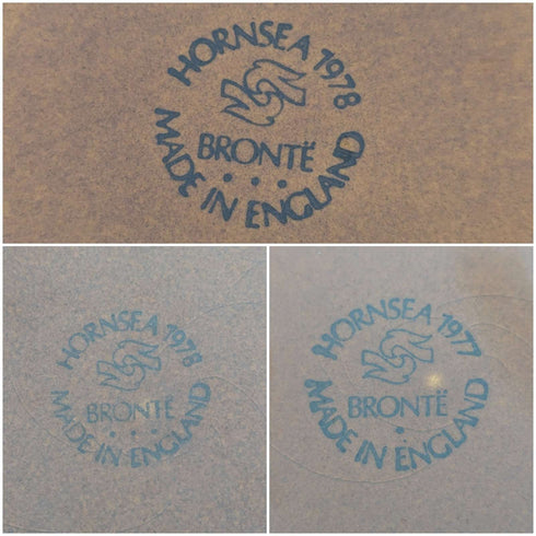 约1977年 英国Hornsea公司 BRONTE系列 茶杯托盘三件套 3套